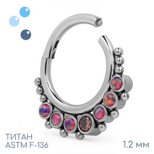 Кольцо-кликер Gino Dream OP-39 1.2 мм (16 G) фото 2